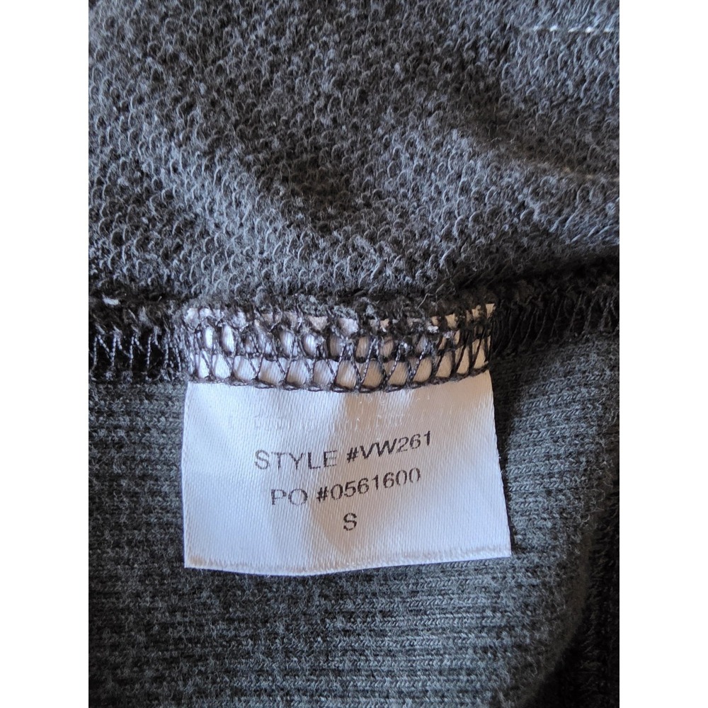 Vuori Women's Hoodie S Grey Solid Long Sleeve Pullover Sweatshirt Athleisure - Picture 4 of 5